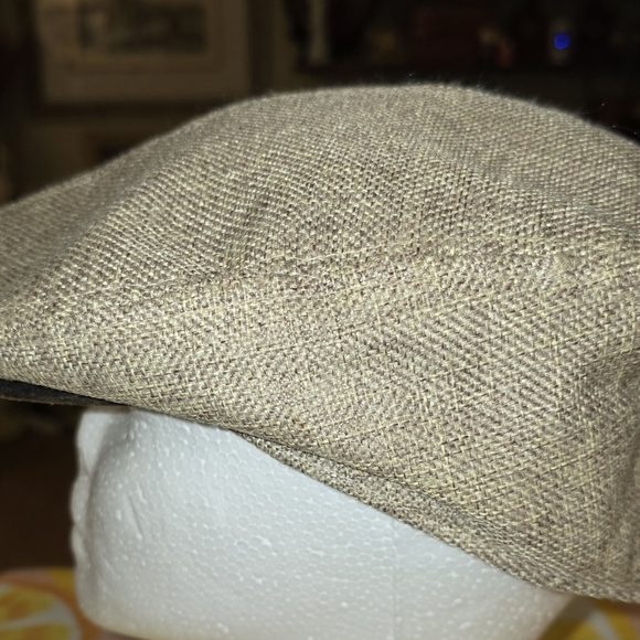 Stetson 150th Anniversary Newboy Flat Cap NWT Khaki Tan Med.Lightweight Summer - Picture 4 of 8